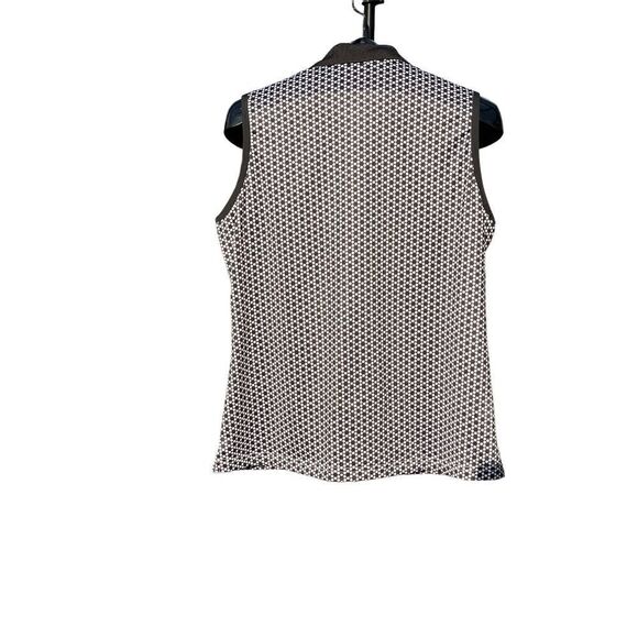 GGBlue Black White Geometric Polo Tank Size L - Picture 2 of 10